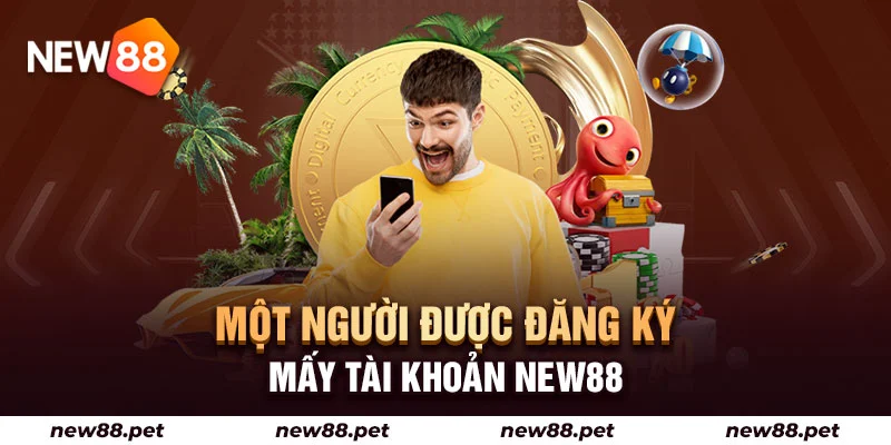 Mỗi người chỉ đăng ký 1 tài khoản tại cổng game New88 mà thôi